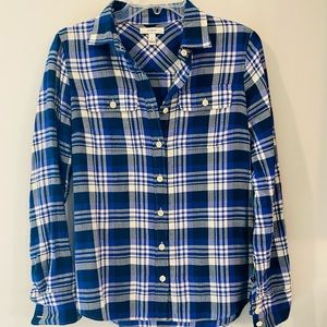 plaid button up